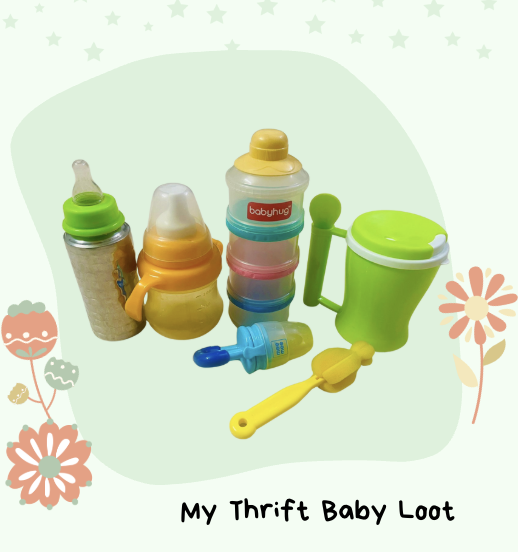 Preloved assorted baby feeding essentials